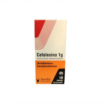 Cefalexina frasco 1g