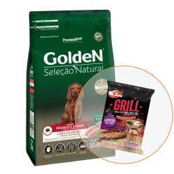 Golden Natural perro cachorro raza pequeña 3kg