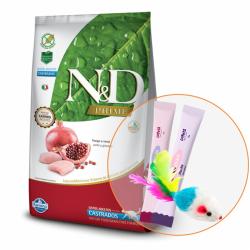 N&D Farmina Prime Feline Adulto castrado 7,5 kg