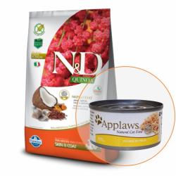 N&D Quinoa can skin y peixe 2.5kg