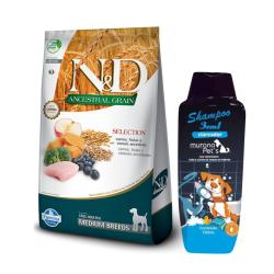 N&D Farmina ancestral can adulto mediano 15kg