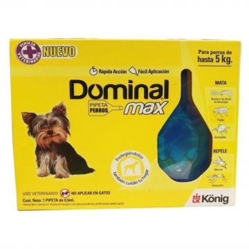 Pipeta Dominal Max Perro Menos 5kg