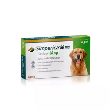 Simparica Trio 20 A 40 Kg / 1 Comprimido