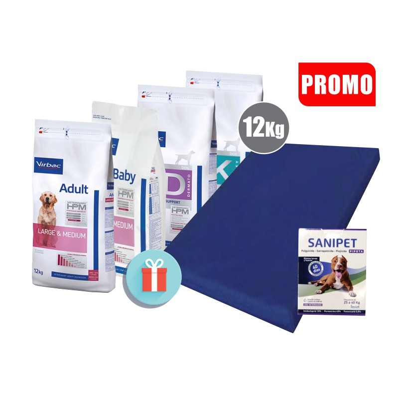 Virbac veterinary hpm senior neutered best sale large & medium dog 12 kg