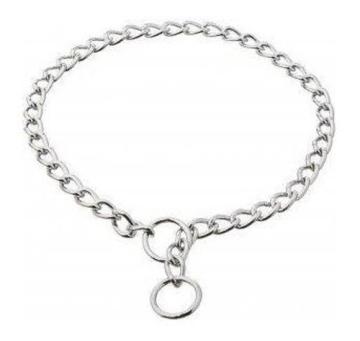 collar de ahorque cromado 80cm